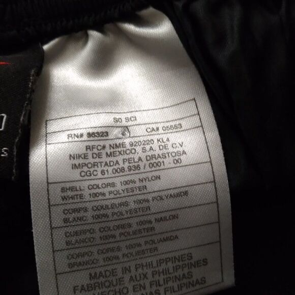 Vintage Nike Small Swoosh Logo Striped Wind Shorts Athletic Running - Picture 6 of 7